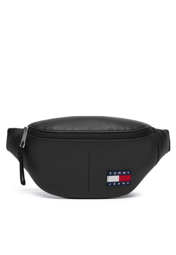 Tommy Jeans Saszetka nerka Tjm Ess Daily Pu Bumbag AM0AM13702 Czarny. Kolor: czarny. Materiał: skóra