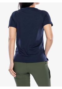 SENSOR - Koszulka merino damska Sensor Merino Blend Moon SS Tee. Kolor: niebieski