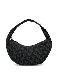 Calvin Klein Torebka Ckj Monogram Pinched Medium Shou LV04F3206G Czarny. Kolor: czarny
