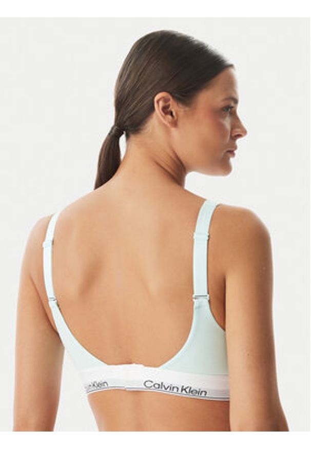 Calvin Klein Underwear Biustonosz braletka LV00QF8500 Zielony jasny. Kolor: zielony. Materiał: bawełna