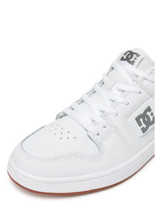 DC Sneakersy MANTECA 4 ADYS100765-HBW Biały. Kolor: biały. Materiał: skóra
