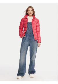 Tommy Jeans Kurtka puchowa DW0DW21618 Różowy Slim Fit. Kolor: różowy. Materiał: syntetyk #5