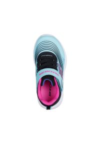 skechers - Buty dziecięce SKECHERS Microspec Advance aqua. Kolor: fioletowy, czarny, niebieski, wielokolorowy