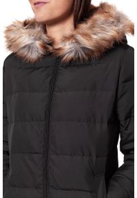 Wrangler - DAMSKA KURTKA ZIMOWA WRANGLER LONG PUFFER BLACK W4126VJ01. Materiał: futro. Sezon: zima #10