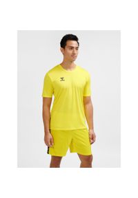 Niezbędna koszulka Hummel. Kolor: żółty. Sport: piłka nożna #1