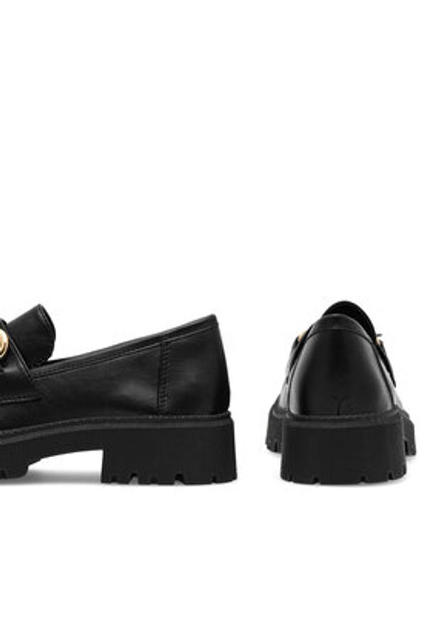 DeeZee Loafersy DOIN ALRIGHT WS5875-29 Czarny. Kolor: czarny. Materiał: materiał