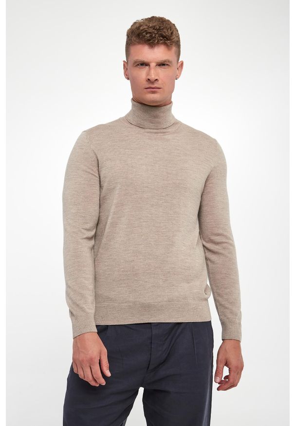 Golf męski wełniany Donte JOOP!. Typ kołnierza: golf. Materiał: wełna