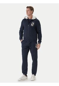 Aeronautica Militare Dres 261TF0115UF00674 Granatowy Regular Fit. Kolor: niebieski. Materiał: bawełna #1