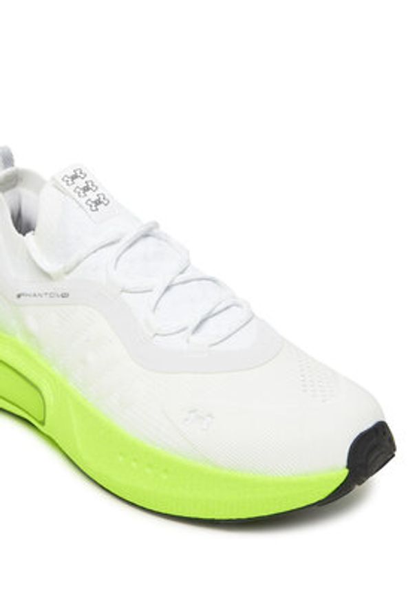 Under Armour Sneakersy UA Phantom 4 3027593 Biały. Kolor: biały. Materiał: materiał