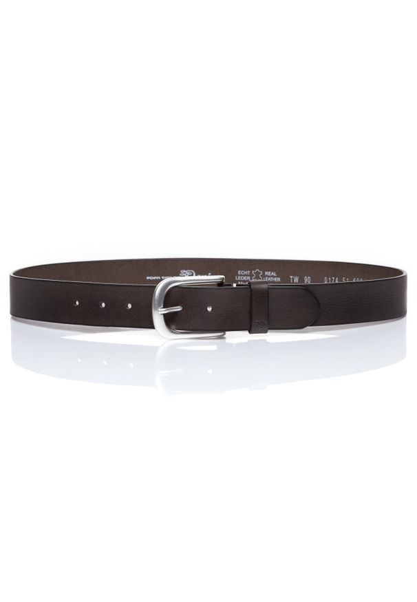 Tom Tailor - TOM TAILOR PASEK SKÓRZANY TM0174H51 690 40mm Gürtel. Materiał: skóra. Wzór: paski. Styl: klasyczny