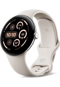 GOOGLE - Smartwatch Google Pixel Watch 3 (45mm) LTE porcelain. Rodzaj zegarka: smartwatch