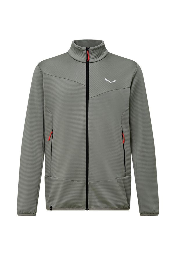 Salewa - Bluza trekkingowa męska Puez Altavia PL. Kolor: szary. Materiał: materiał. Sport: turystyka piesza