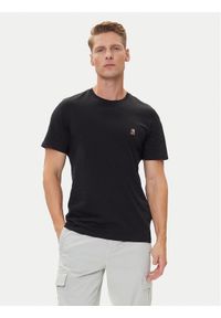 Parajumpers T-Shirt Patch 25WMPMTSEY29 Czarny Regular Fit. Kolor: czarny. Materiał: bawełna