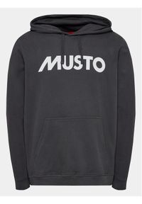 Musto Bluza Logo 82446 Szary Regular Fit. Kolor: szary. Materiał: bawełna #1