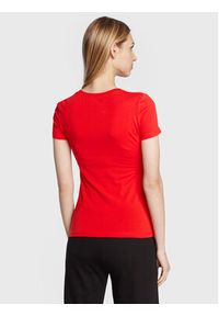 Love Moschino - LOVE MOSCHINO T-Shirt W4H1980E 1951 Czerwony Slim Fit. Kolor: czerwony. Materiał: bawełna #5