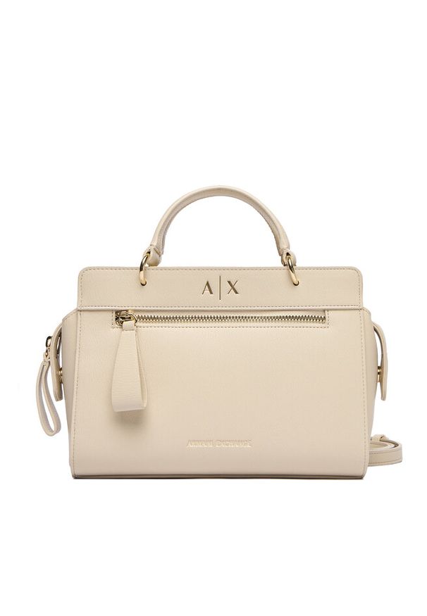 Torebka Armani Exchange. Kolor: beżowy