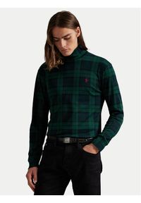Polo Ralph Lauren Golf 710981469001 Zielony Regular Fit. Typ kołnierza: polo, golf. Kolor: zielony. Materiał: bawełna