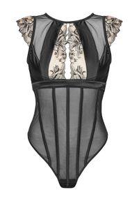 Hunkemöller Body Anouk 301026 Czarny. Kolor: czarny. Materiał: syntetyk