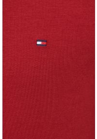 TOMMY HILFIGER - Tommy Hilfiger Longsleeve męski kolor czerwony gładki. Okazja: na co dzień. Kolor: czerwony. Długość rękawa: długi rękaw. Wzór: gładki. Styl: casual #2