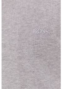 BOSS - Boss - Sweter. Kolor: szary. Materiał: materiał. Długość rękawa: długi rękaw. Długość: długie #4