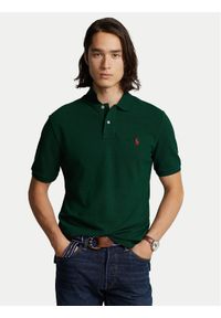 Polo Ralph Lauren Polo Core Replen 710795080 Zielony Slim Fit. Typ kołnierza: polo. Kolor: zielony. Materiał: bawełna