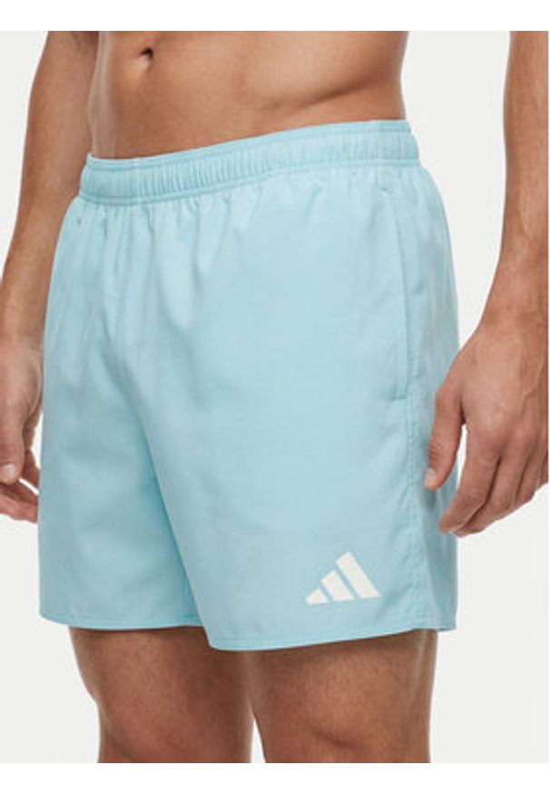 Adidas - adidas Szorty kąpielowe 5-Inch KA4921 Błękitny Regular Fit. Kolor: niebieski. Materiał: syntetyk