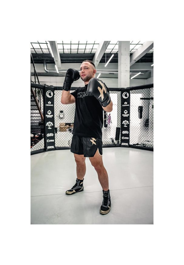 SPORTANO - Spodenki treningowe męskie HOOK FIGHTING Ready To Spar. Kolor: czarny