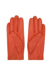 Wittchen - Damskie rękawiczki skórzane samochodowe klasyczne pomarańczowe. Kolor: pomarańczowy. Materiał: skóra. Sezon: wiosna, jesień. Styl: klasyczny #2