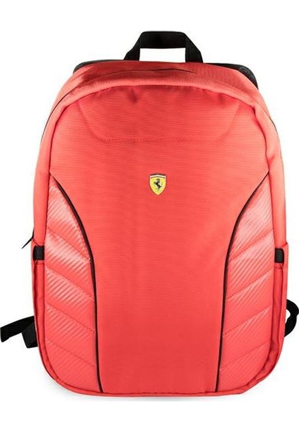 Czerwony plecak na laptopa Ferrari
