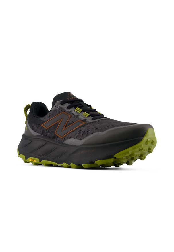 Buty męskie New Balance Fresh Foam X Hierro v9 MHIER8TU – czarne. Kolor: czarny. Materiał: syntetyk, materiał. Szerokość cholewki: normalna. Sport: fitness, bieganie