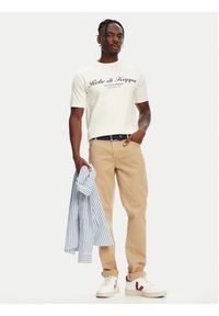Robe di Kappa T-Shirt Robe Giovani Tozeur 61151CW Écru Regular Fit. Materiał: bawełna #4