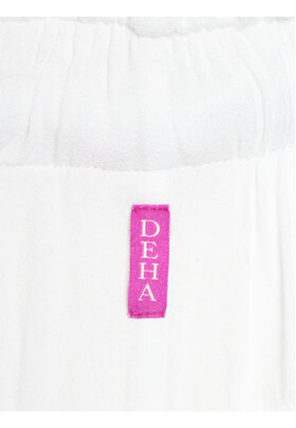 Deha Bermudy A00637 Biały Regular Fit. Kolor: biały. Materiał: wiskoza