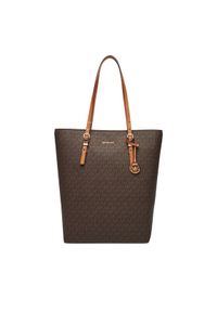 MICHAEL Michael Kors Torebka Quinn 30S5GQNT3B Brązowy. Kolor: brązowy. Materiał: skórzane