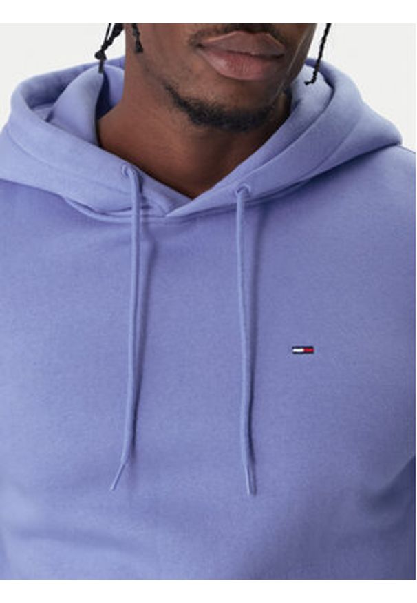 Tommy Jeans Bluza DM0DM20742 Niebieski Relaxed Fit. Kolor: niebieski. Materiał: bawełna