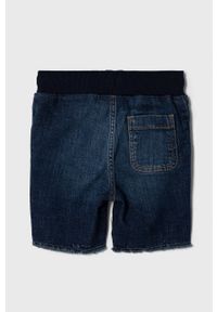 GAP Szorty jeansowe dziecięce kolor granatowy regulowana talia. Okazja: na co dzień. Kolor: niebieski. Materiał: jeans. Styl: casual