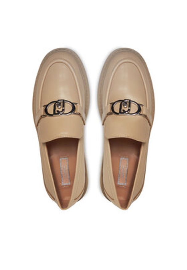 Liu Jo Loafersy Cora 01 SA4001 P0102 Beżowy. Kolor: beżowy. Materiał: skóra