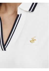 Beverly Hills Polo Club Polo P-SS26W-P0300 Biały Regular Fit. Typ kołnierza: polo. Kolor: biały. Materiał: bawełna #9