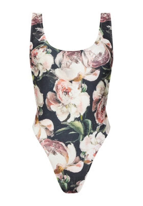 NORMA KAMALI Body KK125XPL029670 Kolorowy Slim Fit. Materiał: syntetyk. Wzór: kolorowy