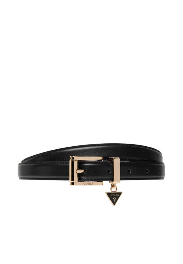 Guess Pasek Damski BW9254 P5325 Czarny. Kolor: czarny. Materiał: skóra