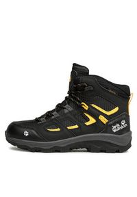 Jack Wolfskin Trekkingi Vojo Texapore Mid K 4042181 Czarny. Kolor: czarny. Materiał: skóra. Sport: turystyka piesza #6