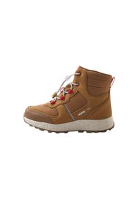 Buty trekkingowe dziecięce Reima Ehtii. Zapięcie: rzepy. Kolor: brązowy. Materiał: guma. Sezon: zima