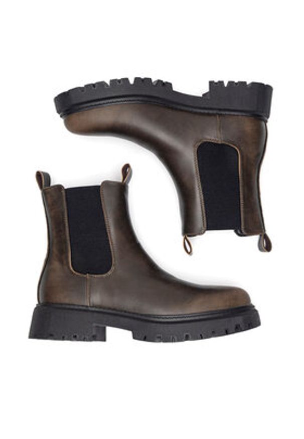 Jenny Fairy Sztyblety WS5875-39 Brązowy. Kolor: brązowy. Materiał: skóra