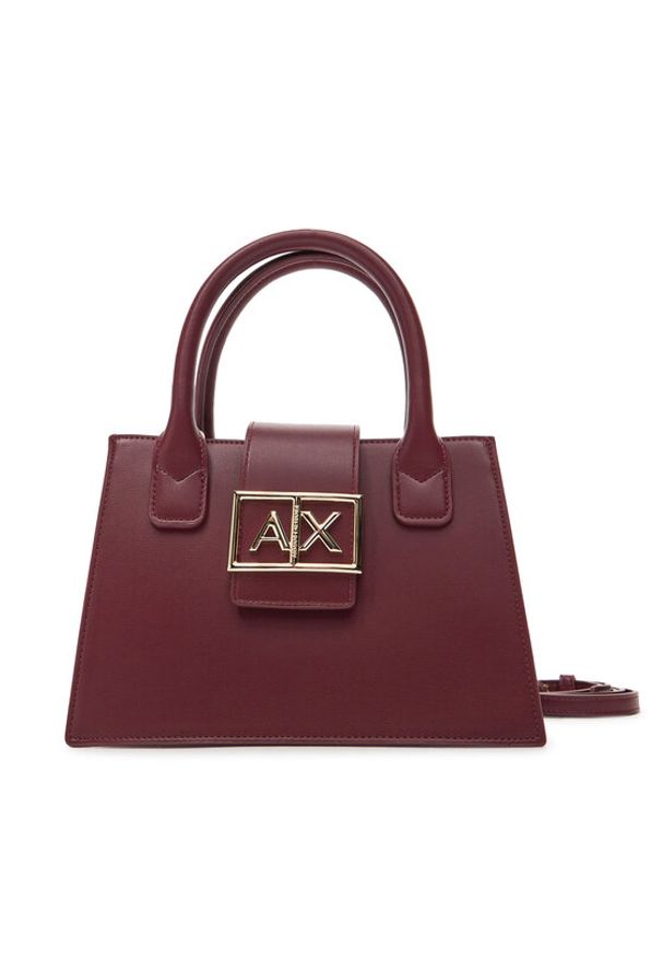 Armani Exchange Torebka XW000306 AF12039 UA343 Bordowy. Kolor: czerwony. Materiał: skórzane
