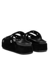 Inuikii Klapki Suede Studs 70103-153 Czarny. Kolor: czarny. Materiał: zamsz, skóra #6