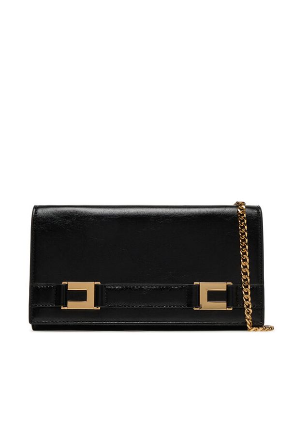 Elisabetta Franchi Portfel PF-65A-61E2-V270 Czarny. Kolor: czarny. Materiał: skóra