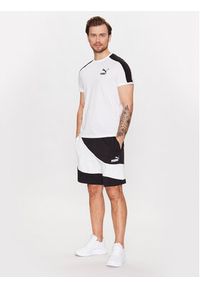 Puma T-Shirt T7 Iconic 538204 Biały Slim Fit. Kolor: biały. Materiał: bawełna #4