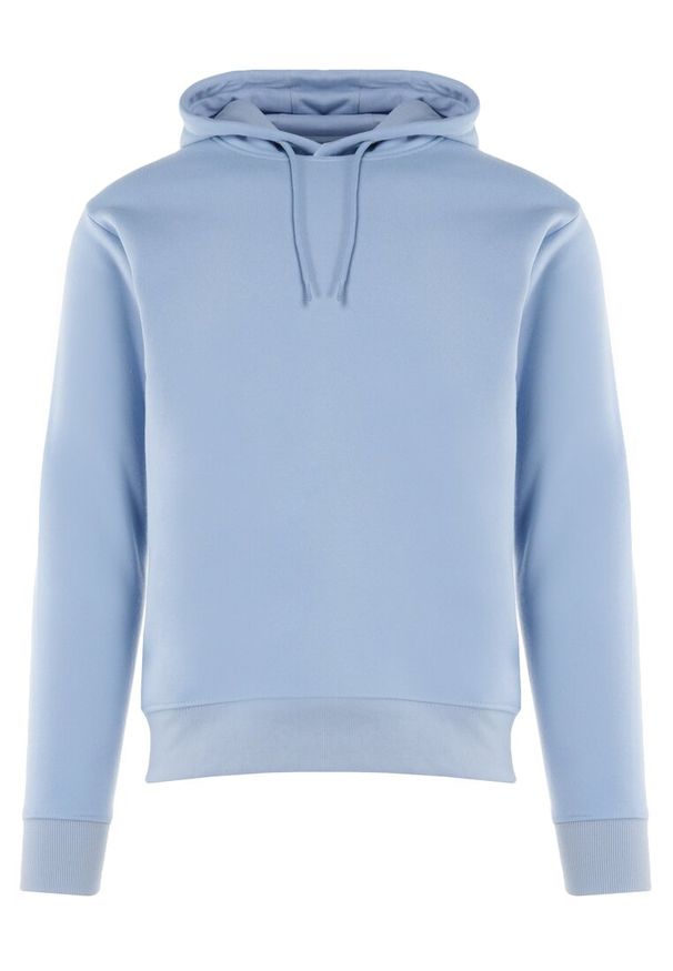 Born2be - Niebieska Bluza Notanthus. Okazja: na co dzień. Typ kołnierza: kaptur. Kolor: niebieski. Materiał: polar, dzianina. Wzór: jednolity. Styl: casual