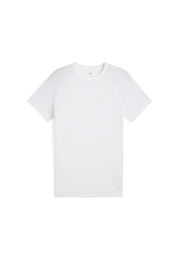 Puma - Męska koszulka EVOSTRIPE PUMA White. Kolor: biały. Długość rękawa: raglanowy rękaw