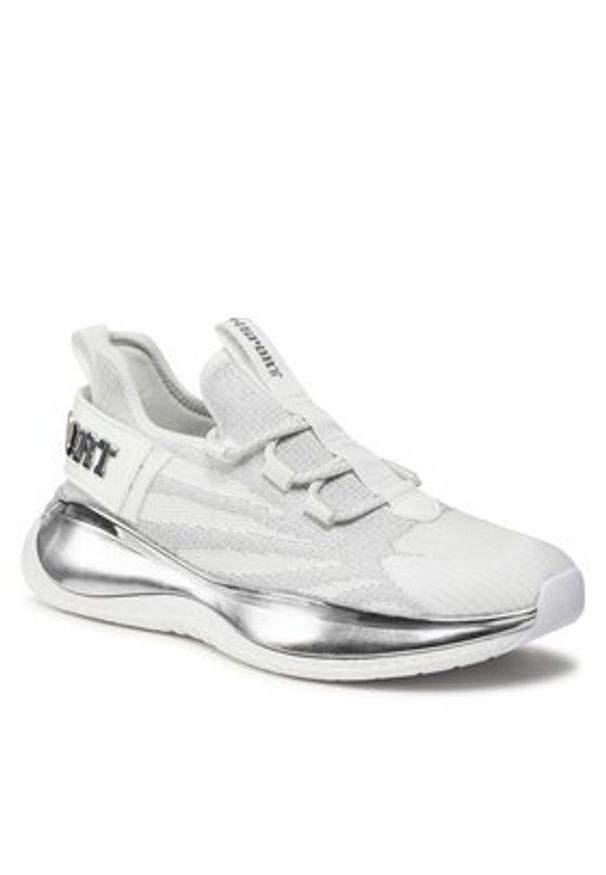 Plein Sport Sneakersy The Bubble Gen.X.02 Tiger FACS USC0432 STE003N Biały. Kolor: biały. Materiał: materiał