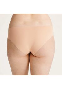 Intica - Figi bezszwowe gładkie do codziennego użytku Jozefa. Kolor: beżowy. Materiał: materiał, skóra. Wzór: gładki #7